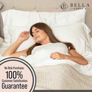 Foto 5 | Foto 5 | Juego De Sábanas Bella Coterie Luxury Bamboo King Size Marfil - Venta Internacional.