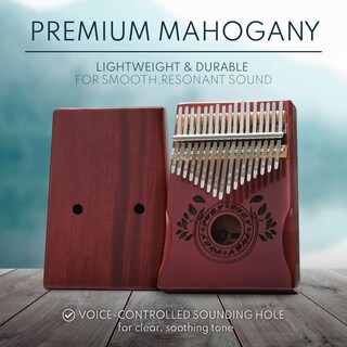 Foto 2 | Foto 2 | Piano Thumb Unokki Kalimba De 17 Teclas En Caoba Con Accesorios - Venta Internacional.