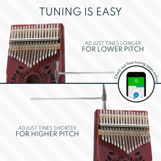 Foto 7 | Foto 7 | Piano Thumb Unokki Kalimba De 17 Teclas En Caoba Con Accesorios - Venta Internacional.