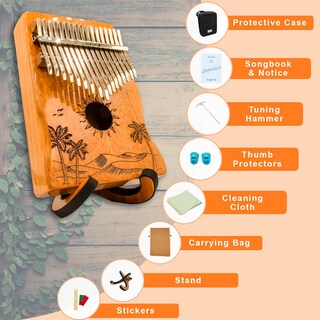 Foto 2 | Foto 2 | Piano Thumb Orora Kalimba De 17 Teclas Con Cancionero Y Accesorios - Venta Internacional.