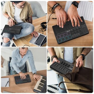 Foto 6 | Foto 6 | Controlador De Teclado Midi M-wave De 25 Teclas Con Bluetooth Negro - Venta Internacional.