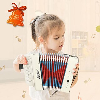 Foto 6 | Foto 6 | Juguete Con Botones Accordion Eastar Kids Con 10 Teclas Para Niños Color Blanco - Venta Internacional.