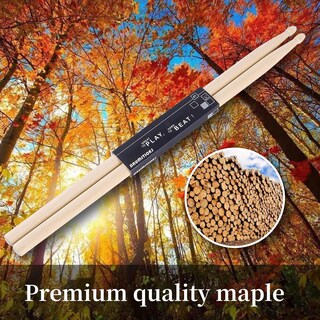 Foto 5 | Foto 5 | Baquetas Oieton 7a Classic Maple Wood Para Adultos Y Niños - Venta Internacional.