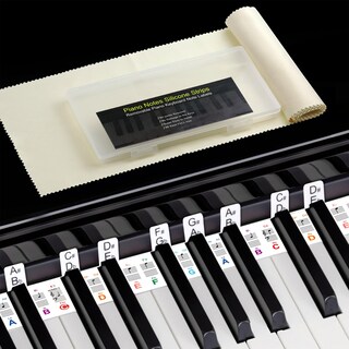 Foto 2 | Foto 2 | Etiquetas Autoadhesivas Para Teclado De 88 Teclas Con Tapa Antipolvo - Venta Internacional.