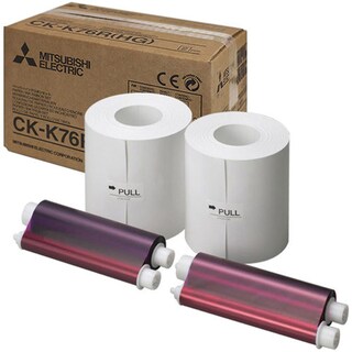 Foto 1 | Foto 1 | Juego De Papel Y Tinta Mitsubishi Ck-k76rhg De 6 Pulgadas 640 Impresiones - Venta Internacional.