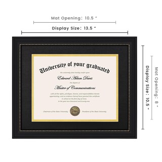 Foto 5 | Foto 5 | Diploma Frame Upsimples 28 X 36 Cm Con Cristal De Alta Definición - Venta Internacional.