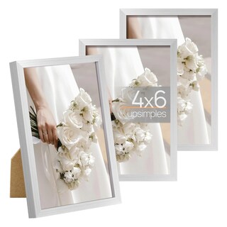 Foto 1 | Foto 1 | Set De 3 Marcos De Fotos Upsimples De Cristal De Alta Definición 4 X 6 Pulgadas - Venta Internacional.