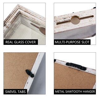 Foto 4 | Foto 4 | Shadow Box Frame Graduationmall De 11 X 14 Pulgadas Color Blanco Con Cristal Hd - Venta Internacional.