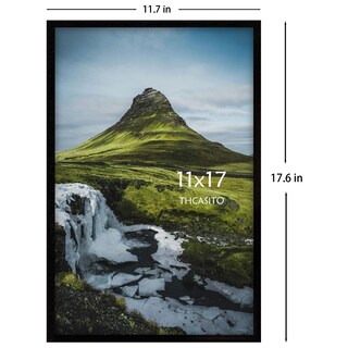 Foto 2 | Foto 2 | Marco De Fotos Thcasito  11 X 17 Cm  Negro  Juego De 2 Para Decoración De Pared - Venta Internacional.