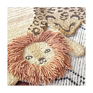 Foto 6 | Foto 6 | Alfombra De Suelo Crane Baby Safari Para Bebés Y Bebés Con Forma De León  23 X 36 Cm - Venta Internacional.