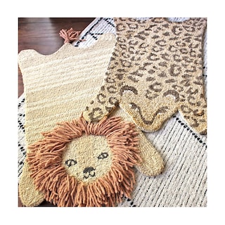 Foto 7 | Foto 7 | Alfombra De Suelo Crane Baby Safari Para Bebés Y Bebés Con Forma De León  23 X 36 Cm - Venta Internacional.