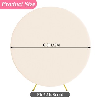 Foto 2 | Foto 2 | Cubierta De Fondo Redonda Putros Color Beige Arco Circular De 2 M - Venta Internacional.
