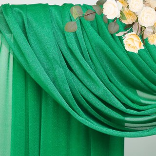 Foto 4 | Foto 4 | Telón De Fondo De Tela Para Drapear Con Forma De Arco De Boda Wokceer Verde Esmeralda - Venta Internacional.