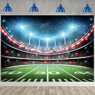 Foto 2 | Foto 2 | Telón De Fondo Fotográfico Tencow Football Field 3 X 1 8 M (azul) - Venta Internacional.