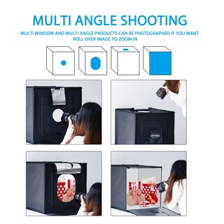 Foto 4 | Foto 4 | Caja De Luz Fotográfica Zkeezm De 50 X 50 Cm Con 120 Luces Led - Venta Internacional.