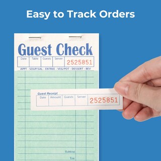 Foto 7 | Foto 7 | Chequeras Guest Check-books Para Servidores Fmp Brands Paquete De 20 (1000 Hojas) - Venta Internacional.