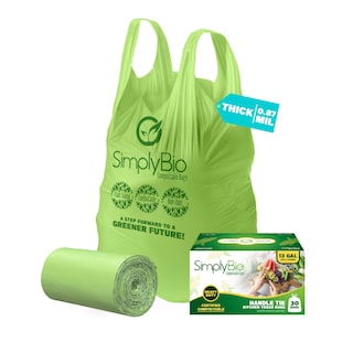 Foto 1 | Foto 1 | Bolsas De Basura Compostables Simply Bio 49 21 L 30 Bolsas De 13 Galones - Venta Internacional.
