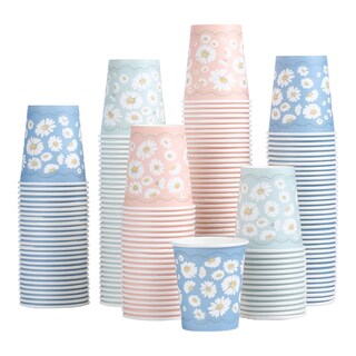 Foto 1 | Foto 1 | Vasos De Papel Lamosi Paquete De 300 Ml 90 Ml Para Baños Fiestas Picnics - Venta Internacional.