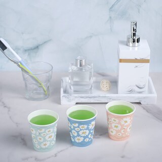 Foto 3 | Foto 3 | Vasos De Papel Lamosi Paquete De 300 Ml 90 Ml Para Baños Fiestas Picnics - Venta Internacional.