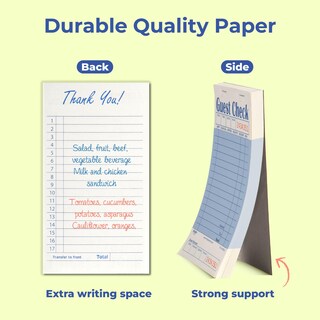 Foto 3 | Foto 3 | Chequeras Guest Check Books De Marcas Fmp Para Servidores 500 Hojas - Venta Internacional.