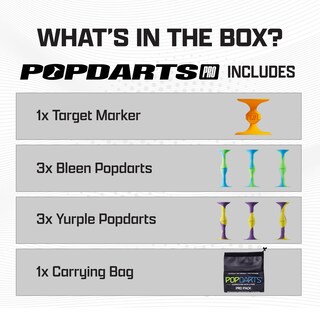 Foto 7 | Foto 7 | Set De Juego Popdarts Pro Pack Con Marcador Objetivo Wigglenobber - Venta Internacional.