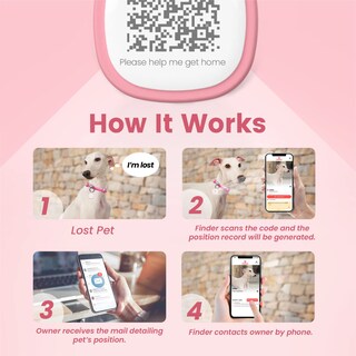 Foto 3 | Foto 3 | Etiqueta De Identificación De Mascota Con Código Qr: Perfil En Línea Modificable De Pawaii - Venta Internacional.