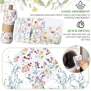 Foto 2 | Foto 2 | Paños De Limpieza Noveread Cotton 36 Unidades Para Cocina 25 X 30 Cm - Venta Internacional.