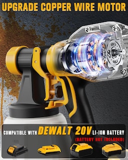 Foto 2 | Foto 2 | Pulverizador De Pintura Inalámbrico Houselife Compatible Con Dewalt 20v - Venta Internacional.