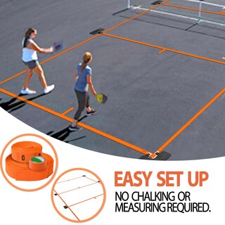 Foto 2 | Foto 2 | Kit De Marcadores Para Canchas De Pickleball Sportzpals Portátil Para Uso Exterior E Interior - Venta Internacional.