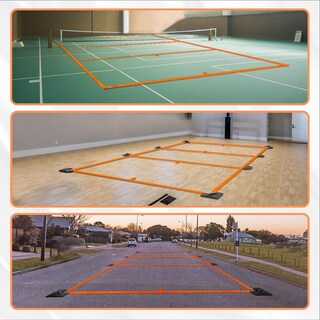 Foto 6 | Foto 6 | Kit De Marcadores Para Canchas De Pickleball Sportzpals Portátil Para Uso Exterior E Interior - Venta Internacional.