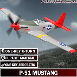 Foto 2 | Foto 2 | Avión De Avión A Control Remoto Leambe P51 Mustang Con 3 Modos - Venta Internacional.