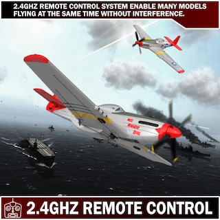 Foto 4 | Foto 4 | Avión De Avión A Control Remoto Leambe P51 Mustang Con 3 Modos - Venta Internacional.