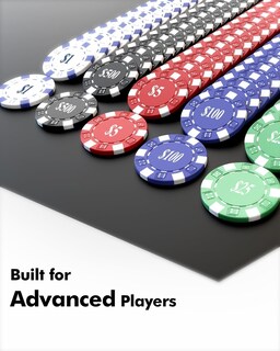 Foto 2 | Foto 2 | Juego De Fichas De Póquer Heitok 600 Piezas Con Funda De Aluminio 11 5 G Resistente Al Agua - Venta Internacional.