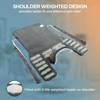 Foto 4 | Foto 4 | Almohadilla Térmica Comfytemp Para Aliviar El Dolor De Espalda 22 X 33 Cm Gris Eléctrico - Venta Internacional.