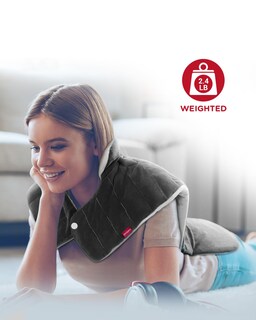 Foto 6 | Foto 6 | Almohadilla Térmica Comfytemp Para Aliviar El Dolor De Espalda 22 X 33 Cm Gris Eléctrico - Venta Internacional.