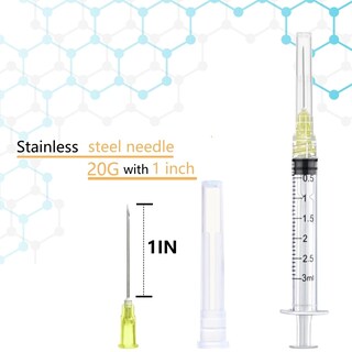 Foto 3 | Foto 3 | Herramienta De Medición De Muestras De Laboratorio Dm Yosleb 3 Ml Calibre 20 Luer Lock - Venta Internacional.