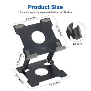 Foto 3 | Foto 3 | Soporte De Tableta Portátil Ajustable Kabcon Para Ipad Pro 9.7-12.9 - Venta Internacional.