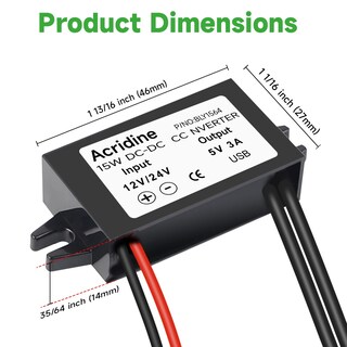 Foto 6 | Foto 6 | Adaptador Convertidor Dc A Usb Buck Module 12v/24v A 5v 3a - Venta Internacional.