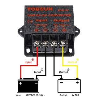 Foto 5 | Foto 5 | Regulador Convertidor Reductor De Voltaje Mggi Dc/dc 12v/24v A 5v 10a - Venta Internacional.