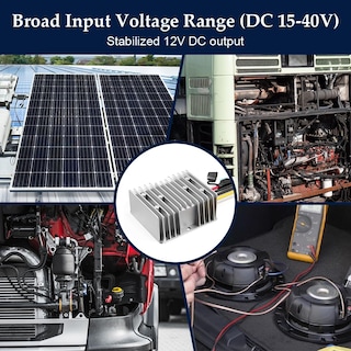 Foto 6 | Foto 6 | Convertidor Reductor Cocar De 24 V A 12 V 30 A 360 W Con Fusible De Seguridad - Venta Internacional.