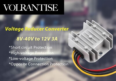Foto 2 | Foto 2 | Convertidor Regulador De Voltaje Dc 8v-40v A 12v 3a 36w 12v Dc - Venta Internacional.