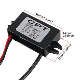 Foto 2 | Foto 2 | Convertidor Dc De Voltaje De Alimentación De Coche 12v/24v A 5v 3a 15w - Venta Internacional.