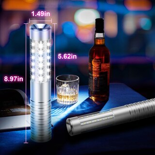 Foto 4 | Foto 4 | Luz Estroboscópica Led Tipo Bastón Cagor Bottle Service Paquete De 4 Unidades Color Plateado - Venta Internacional.