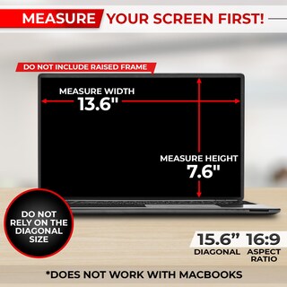 Foto 2 | Foto 2 | Filtro De Pantalla De Privacidad Sightpro 15.6 Para Portátil 16:9 Negro - Venta Internacional.