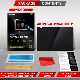 Foto 6 | Foto 6 | Filtro De Pantalla De Privacidad Vintez De 24 Pulgadas Y 16:9 Para Monitor Portátil - Venta Internacional.