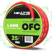 Cable De Batería Awg De Calibre 4 (25 Pies) Para Cableado Automotriz - Venta Internacional.