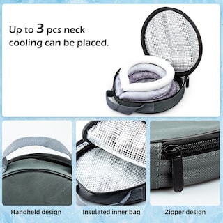 Foto 2 | Foto 2 | Tubo De Refrigeración Para El Cuello Luck Syllable Reutilizable Blanco Con Bolsa Aislante - Venta Internacional.
