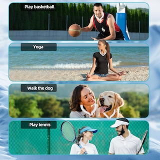 Foto 7 | Foto 7 | Tubos De Enfriamiento De Cuello Ydkoci Reutilizables Para Actividades Al Aire Libre - Venta Internacional.