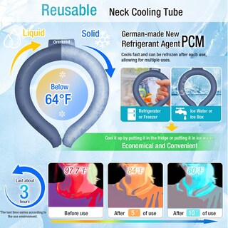 Foto 6 | Foto 6 | Se Pedido Un Tubo De Enfriamiento Para El Cuello Increase Ice Ring 70% Gel Navy L - Venta Internacional.