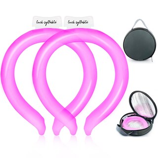 Foto 1 | Foto 1 | Tubo De Refrigeración Para El Cuello Luck Syllable Enfriador De Hielo Reutilizable Color Rosa - Venta Internacional.